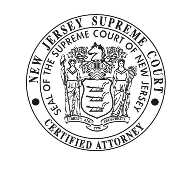 New Jersey Supreme Court Certified Attorney Badge