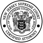 New Jersey Supreme Court Certified Criminal Trial Attorney seal