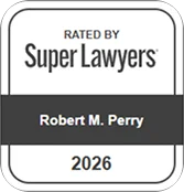 Super Lawyers recognition for Robert M. Perry