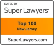 Super Lawyers Top 100 New Jersey award badge