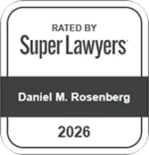 Super Lawyers recognition for Daniel M. Rosenberg