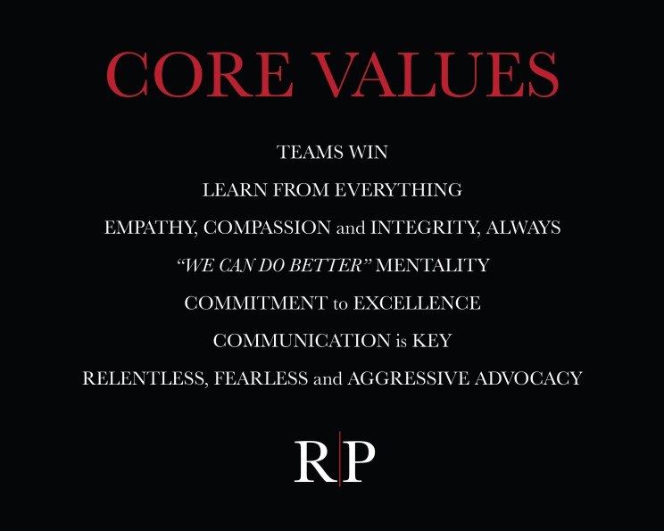 Rosenberg | Perry & Associates Core Values